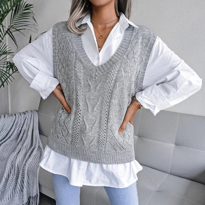 Ellsworth Calloway Gebreid wollen vest