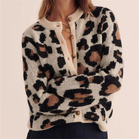 Savanna Leopard Pullover