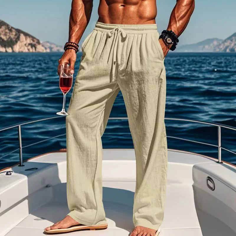 LOCKERE LEINENHOSE