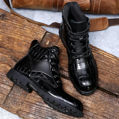 Olsen & Olsen™ Rendell | Leren Croco Laarzen