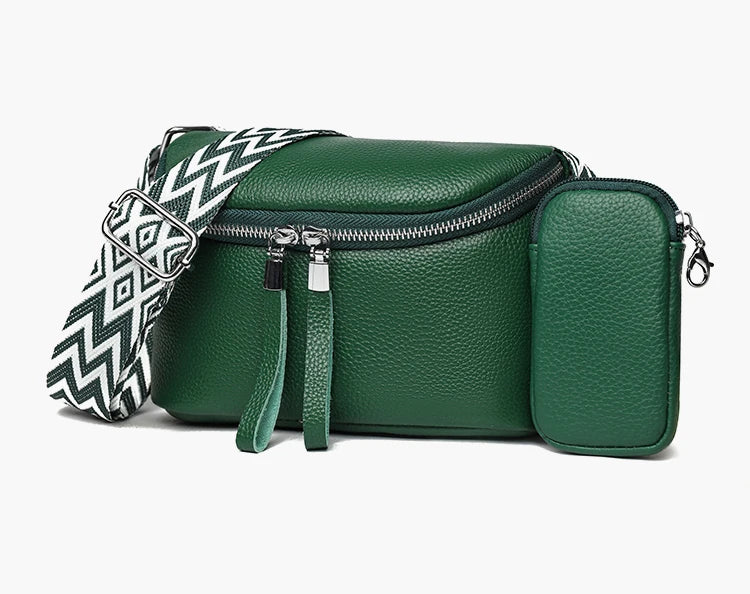 Nina | Luxe Leren Schoudertas