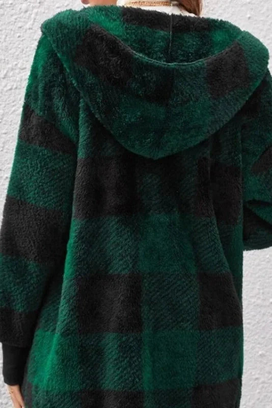 Mia - Geruite hoodie