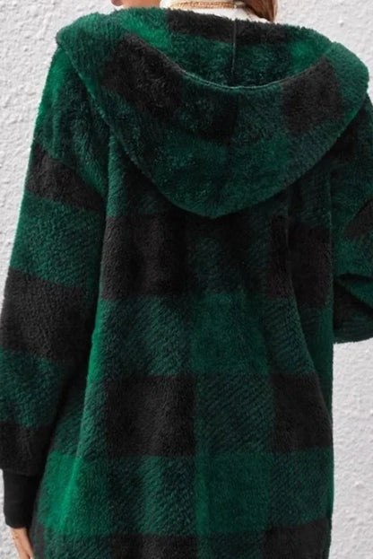 Mia - Geruite hoodie