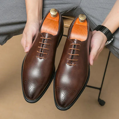 ELIAS™ | KLASSIEKE VETERSCHOENEN VAN LEER VOOR HEREN