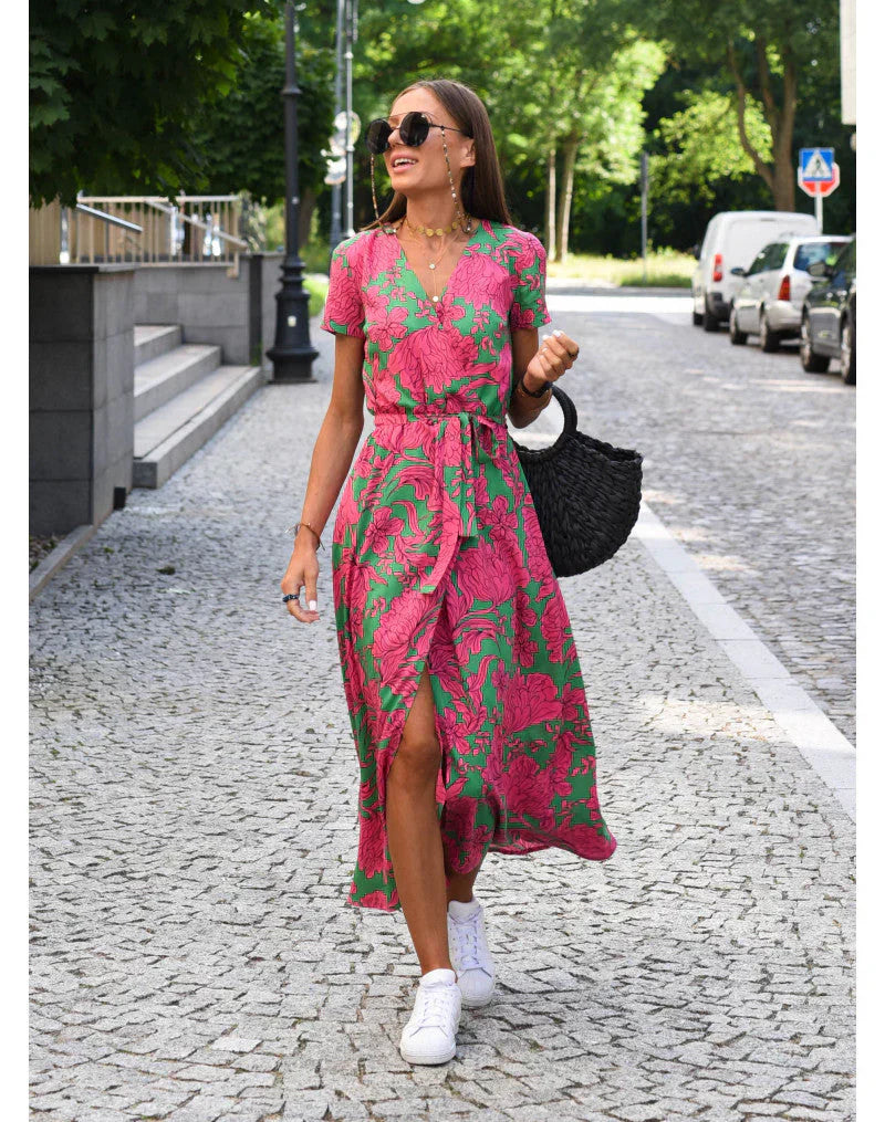 Suzanne | Elegante jurk met V-hals