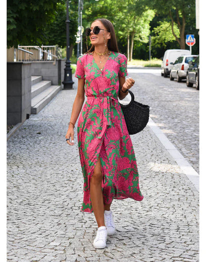 Suzanne | Elegante jurk met V-hals
