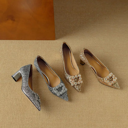 Solenza™| Gloria Glitter Pumps