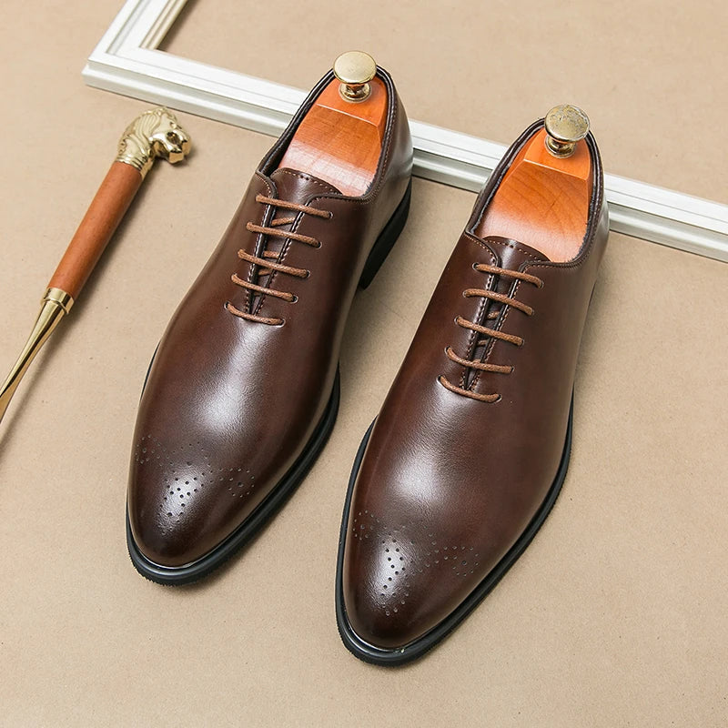 ELIAS™ | KLASSIEKE VETERSCHOENEN VAN LEER VOOR HEREN
