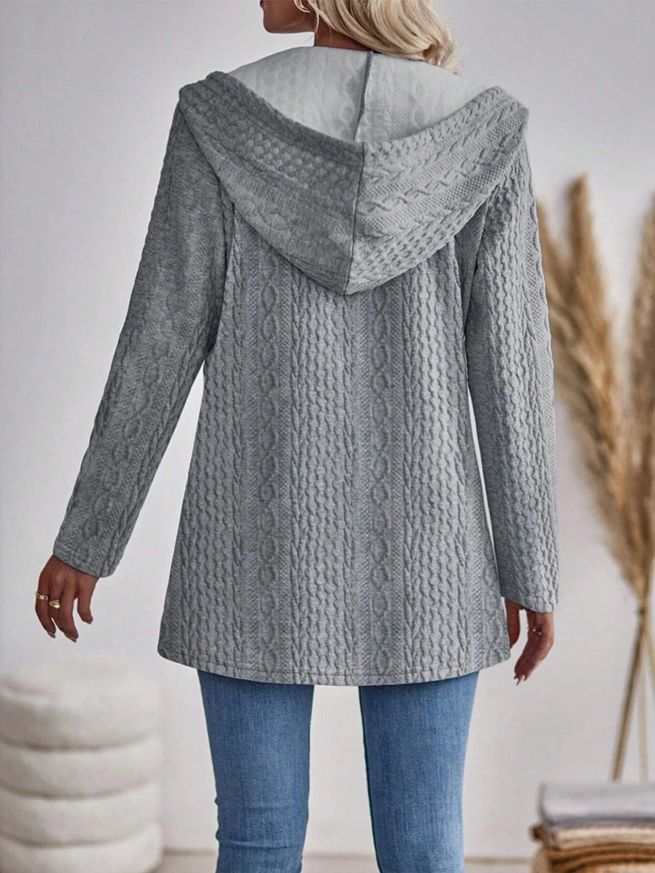 Sharmaine | Elegante jas met capuchon