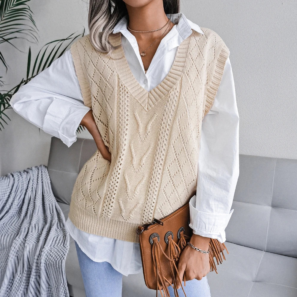 Ellsworth Calloway Gebreid wollen vest