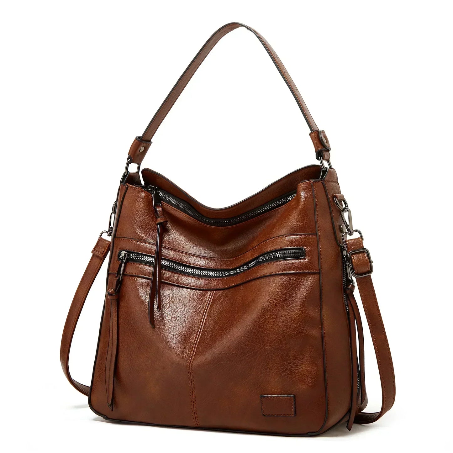 Muriels Vintage Charme | Leder Schultertasche