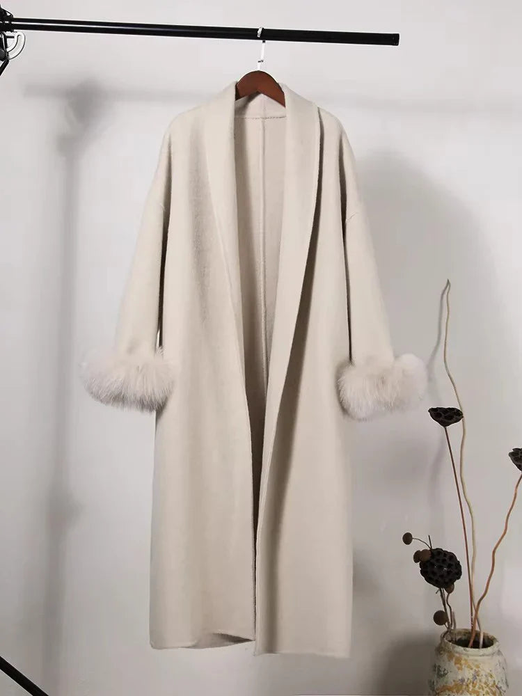 Mystique & Co™ Eleganter Wollmantel