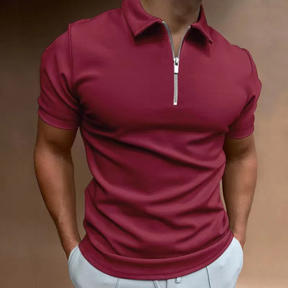 THARAH | Poloshirt met halve rits