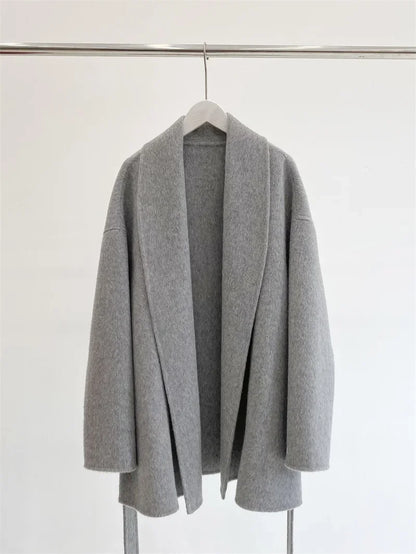 Serenya | Langer Wollmantel