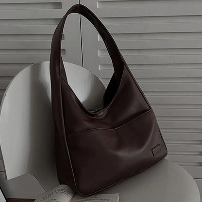 liv™ – afslappet hobo taske i læderlook