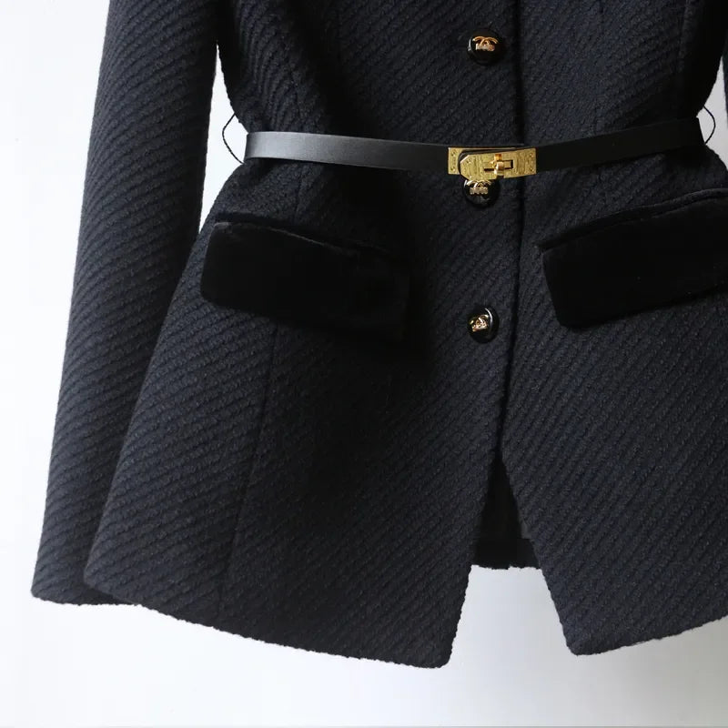 Imane - Elegante wollen jas