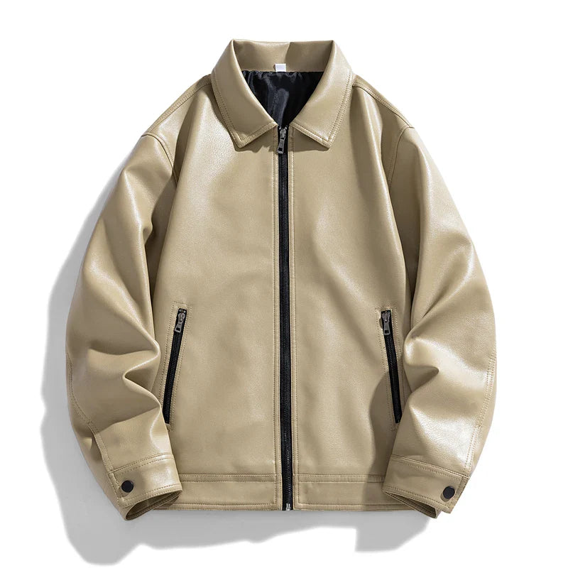 Bronco Leder-Bomberjacke