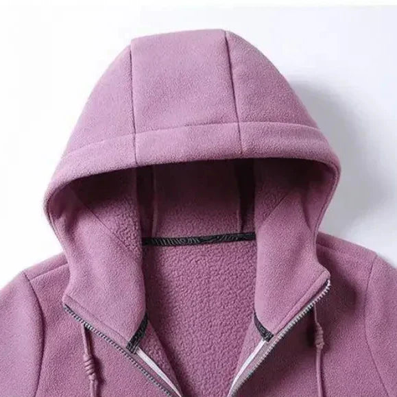 Klara hoodie met rits