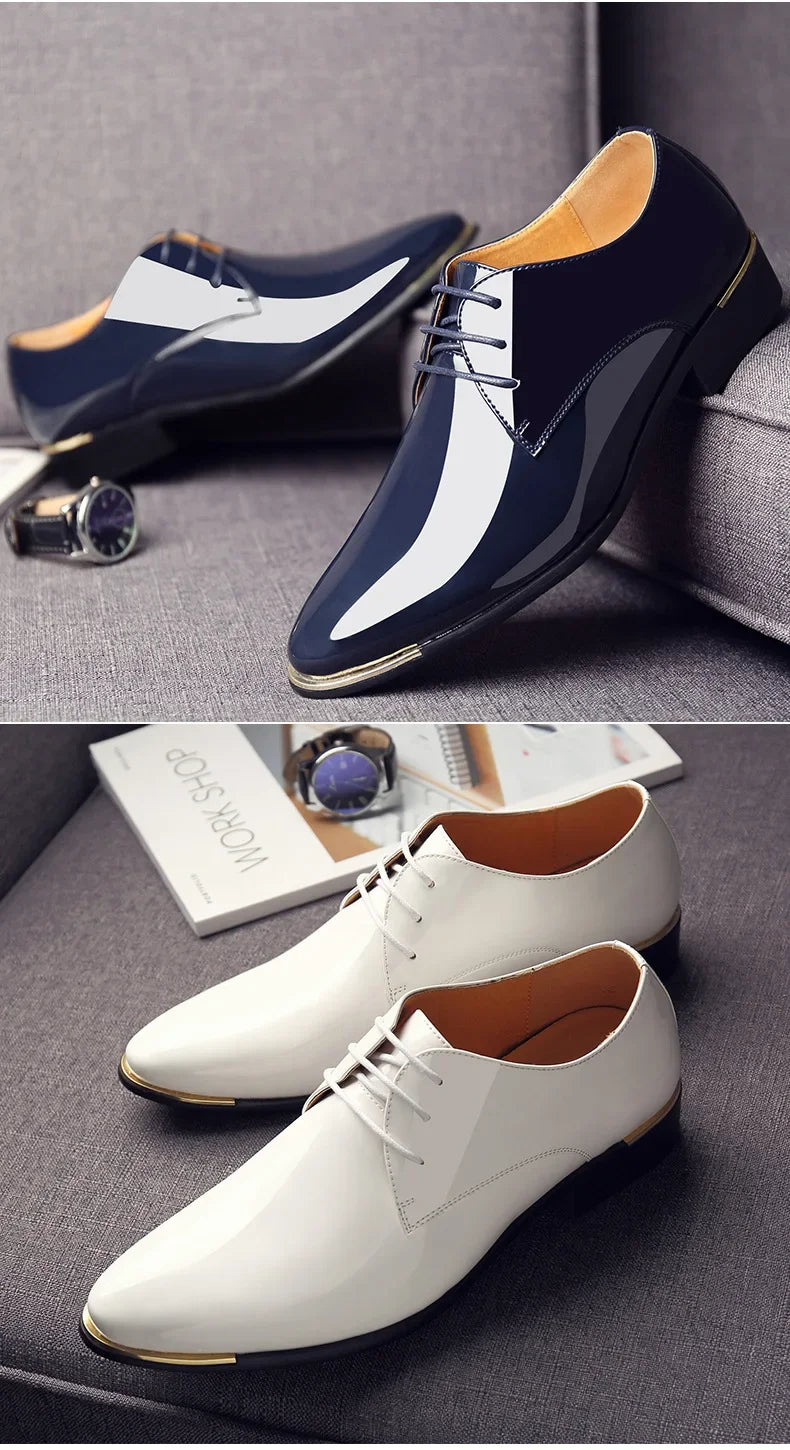 HENRY™ | HERENSCHOENEN VAN PATENTLEER IN BRITS STIJL