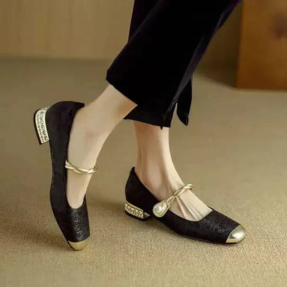 Solenza™| Mestelle Lederen Mary Janes