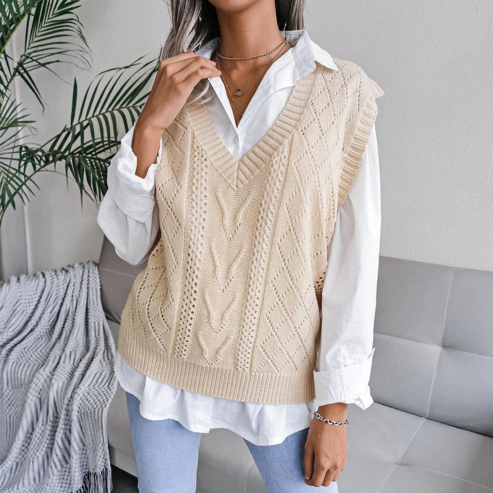 Ellsworth Calloway Gebreid wollen vest