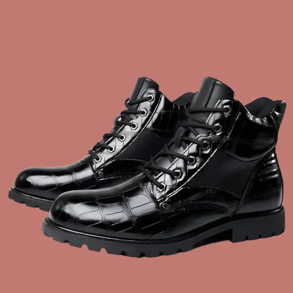 Olsen & Olsen™ Rendell | Leren Croco Laarzen
