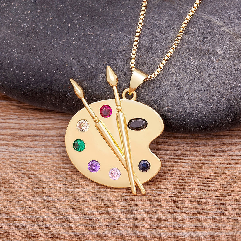 Barneys New York | Palette Brush Necklace