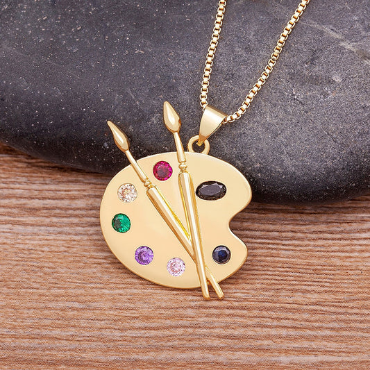 Barneys New York | Palette Brush Necklace