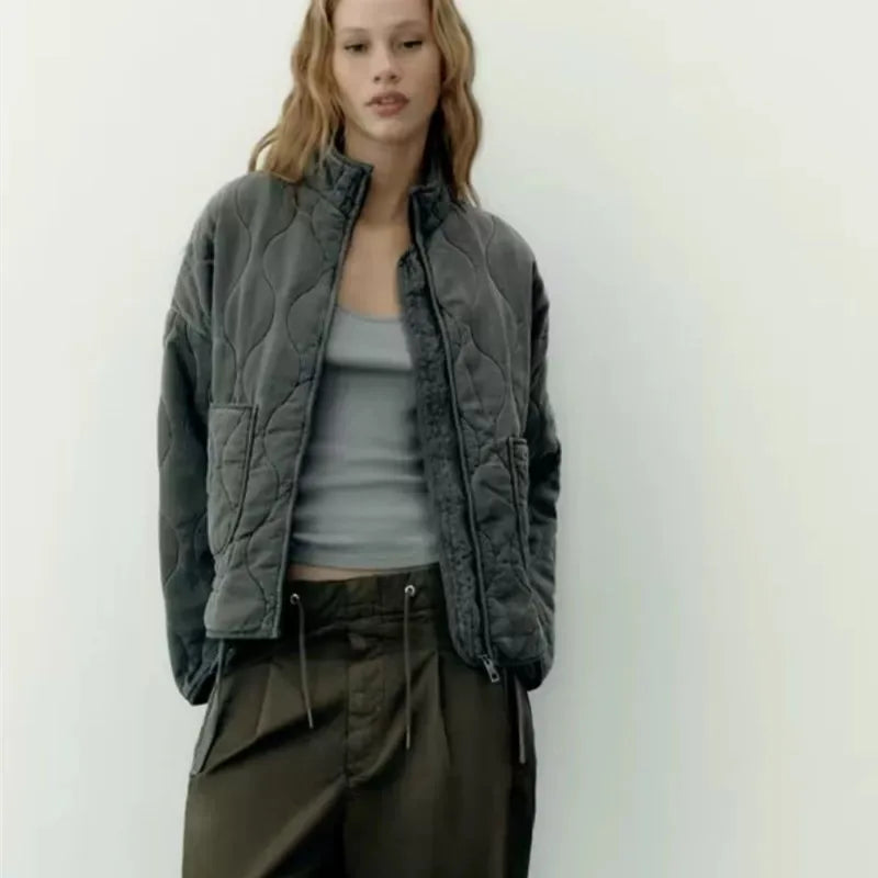 Roz - Veste Détaillée de Poche Quotidienne