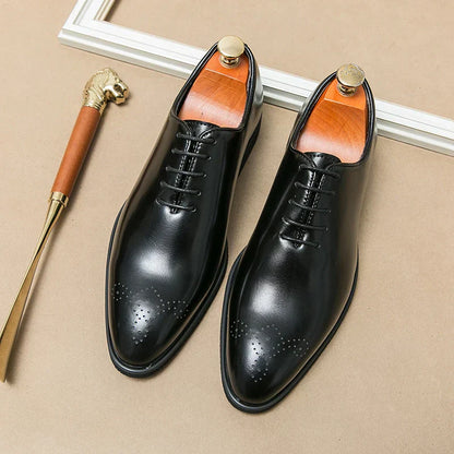 ELIAS™ | KLASSIEKE VETERSCHOENEN VAN LEER VOOR HEREN