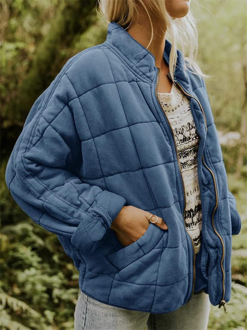 Rasmine | Stilvolle gesteppte Jacke mit Reißverschluss