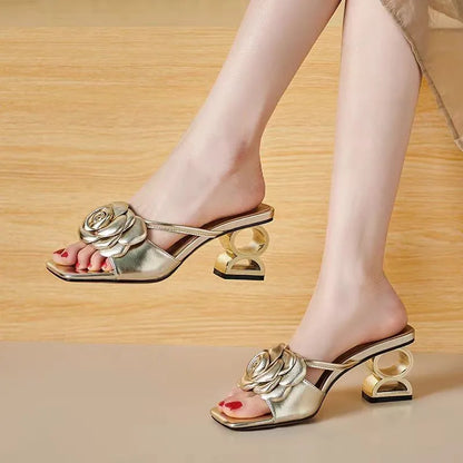 Solenza™| Dera Bloemen Sandalen
