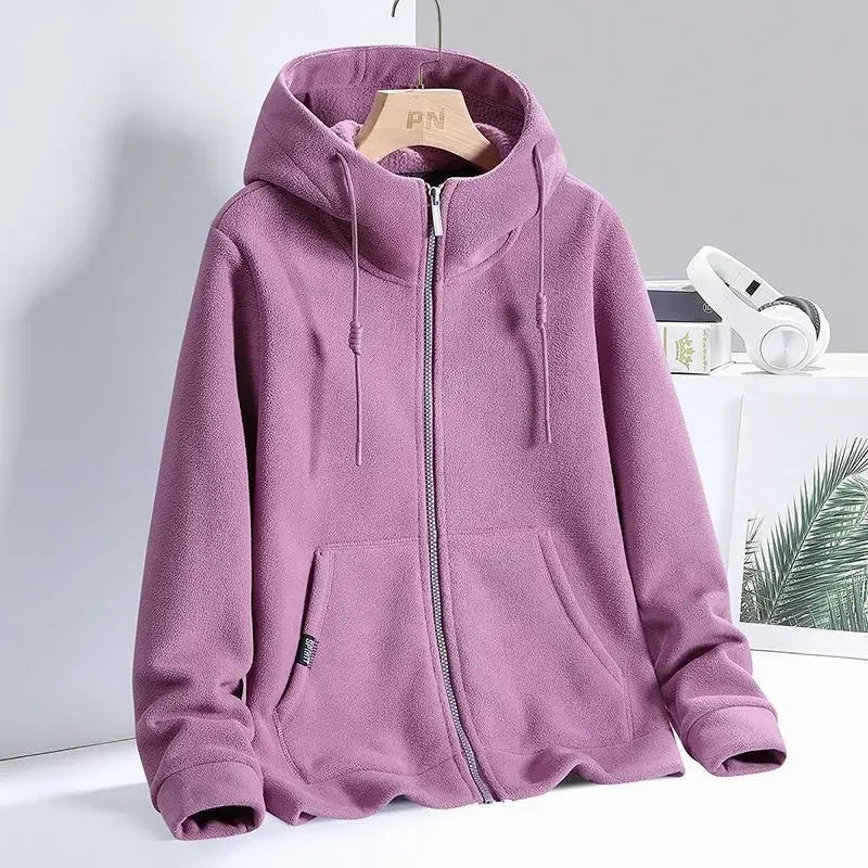 Klara hoodie met rits
