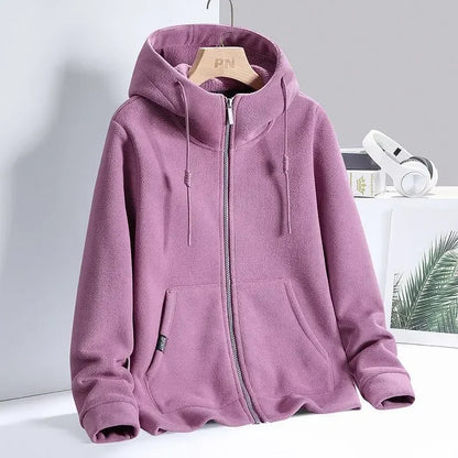 Klara hoodie met rits