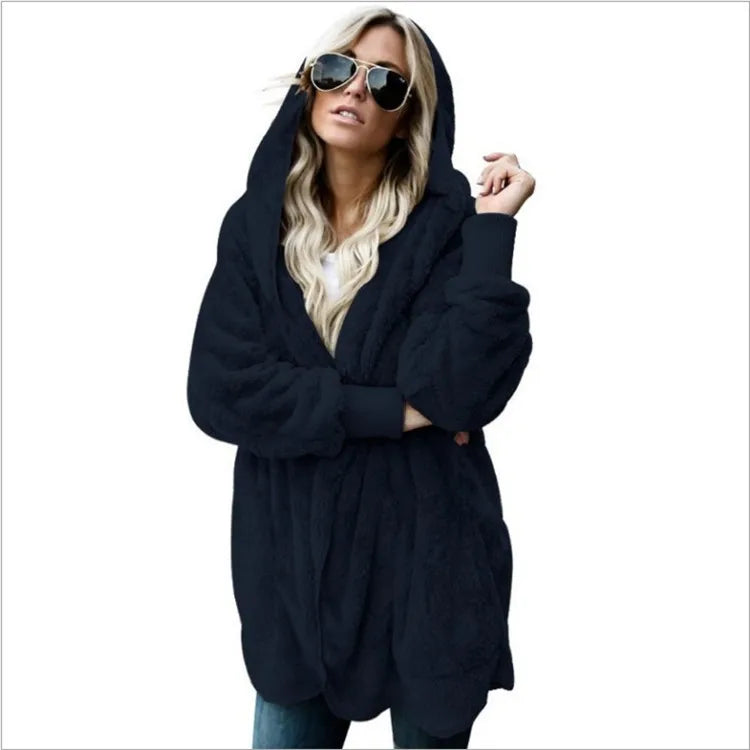 Cathy | Cardigan van dubbellaags fleece voor herfst en winter