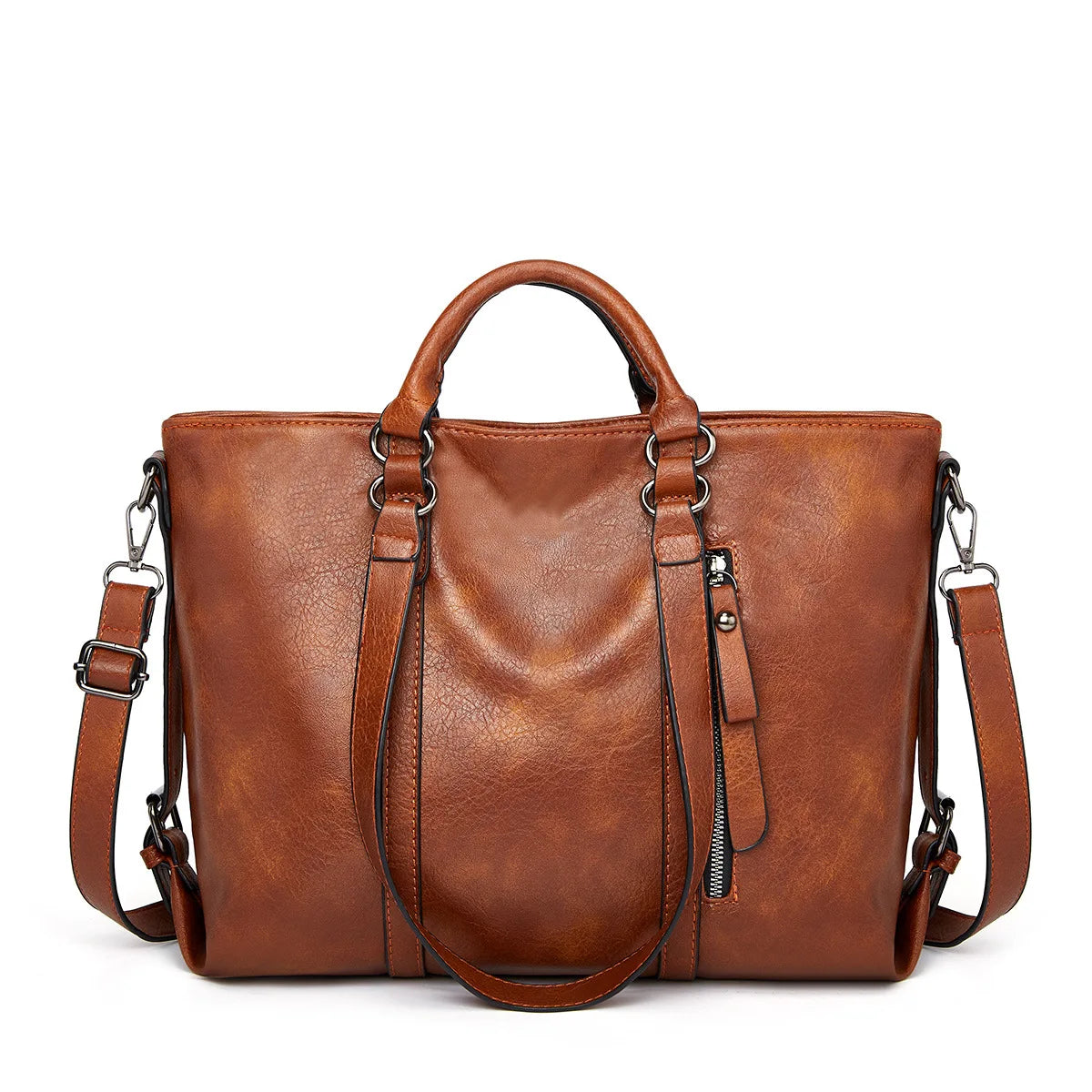 Signe™ | Leder-Schultertasche mit Großer Kapazität