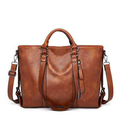 Signe™ | Leder-Schultertasche mit Großer Kapazität
