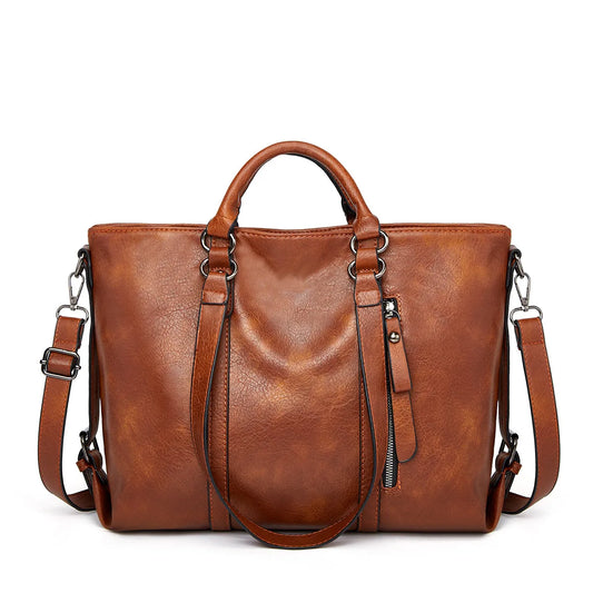 Signe™ | Leder-Schultertasche mit Großer Kapazität