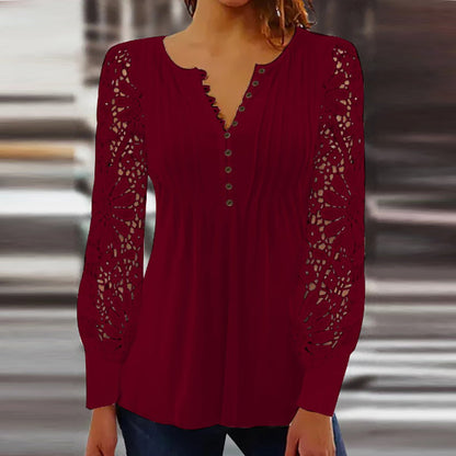 Kathy | Elegante blouse met lange mouwen