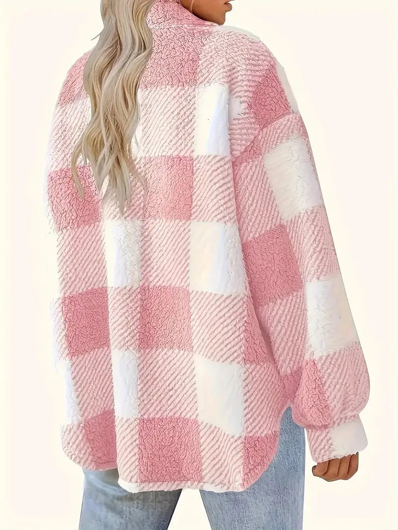 Martin | Stilvolle karierte Fleecejacke