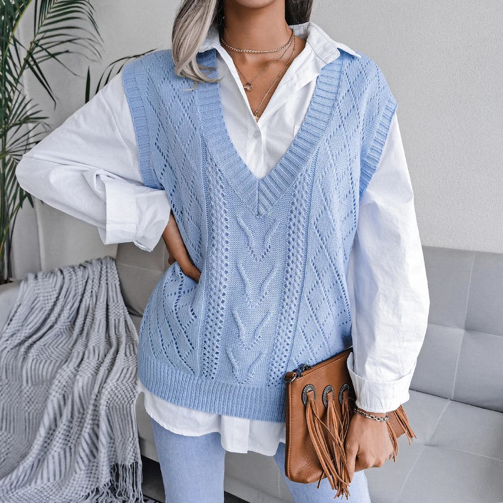 Ellsworth Calloway Gebreid wollen vest