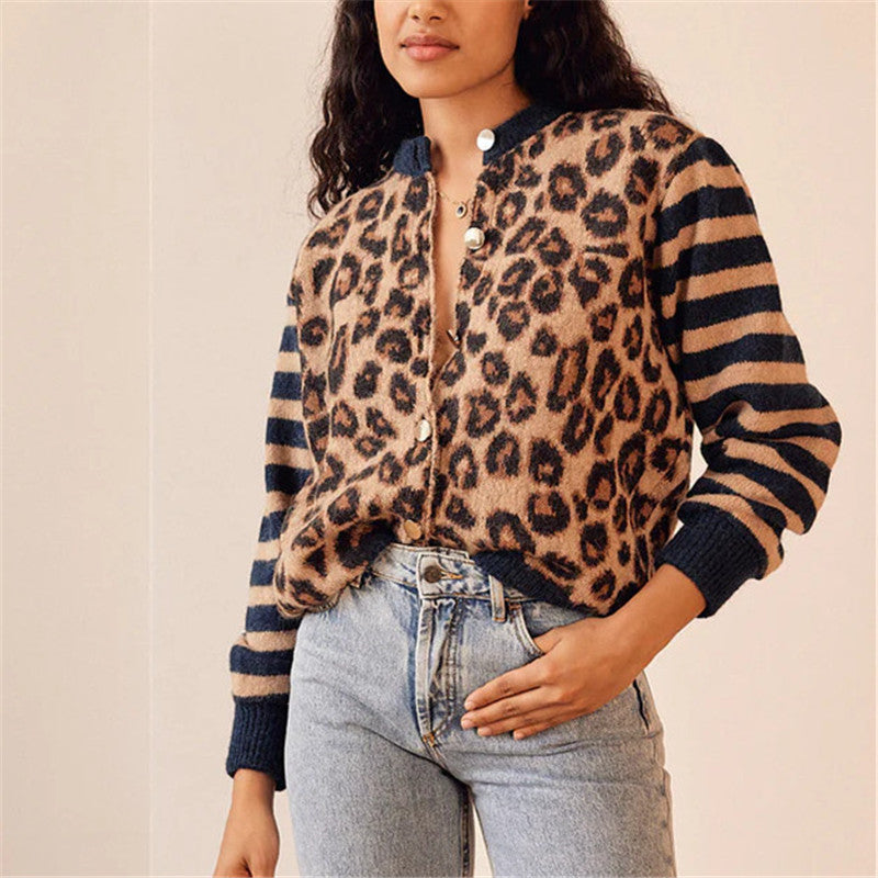 Savanna Leopard Pullover