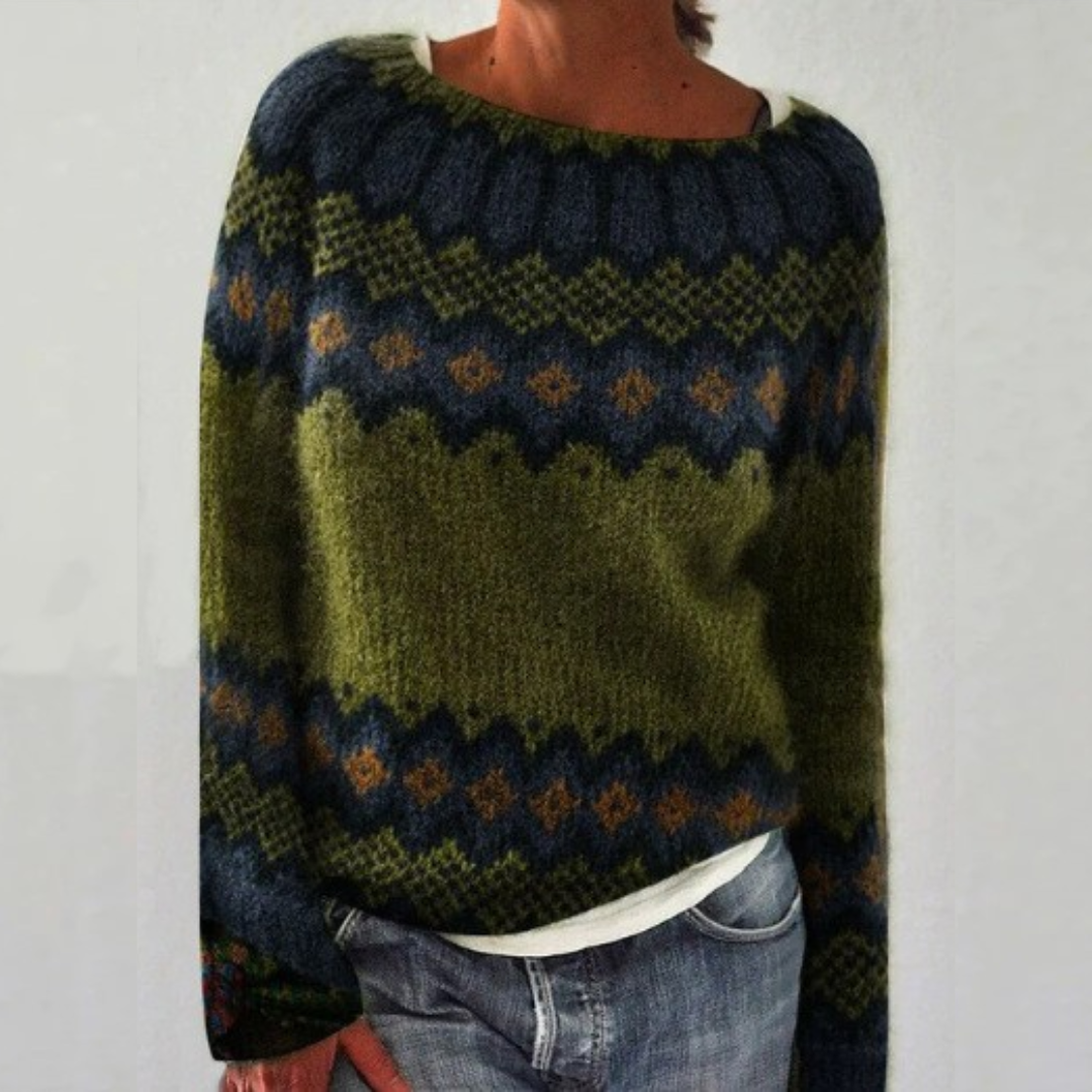 Anita™ – Gemütlicher Retro-Pullover