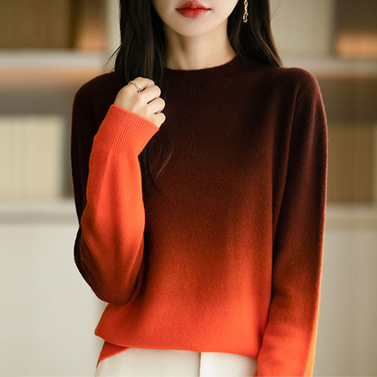 Kylie Ombré gebreide trui