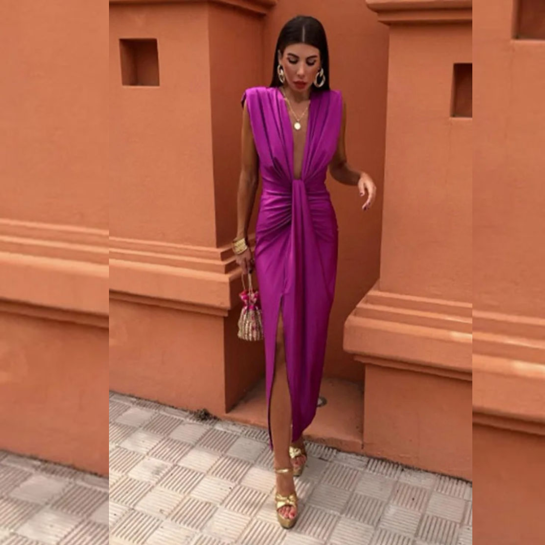 Isabelle - Partykleid mit tiefem Ausschnitt