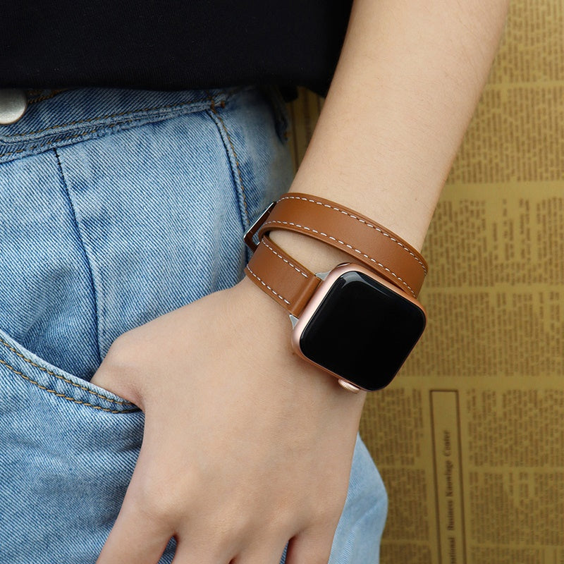 Leren Apple Watch-bandje van Avery