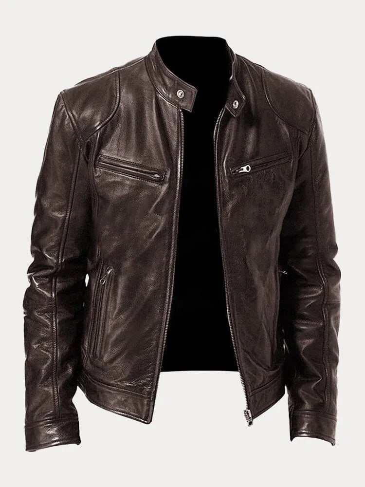 Jerald | Casual leren jas