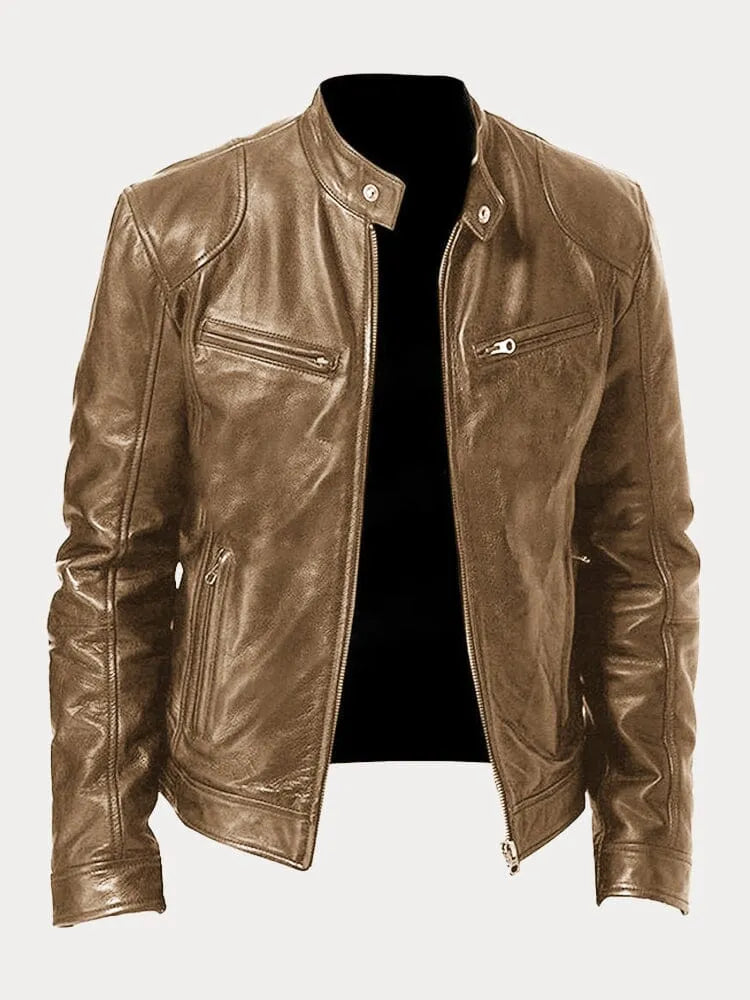 Lederjacke