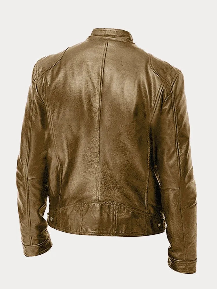 Jerald | Casual leren jas