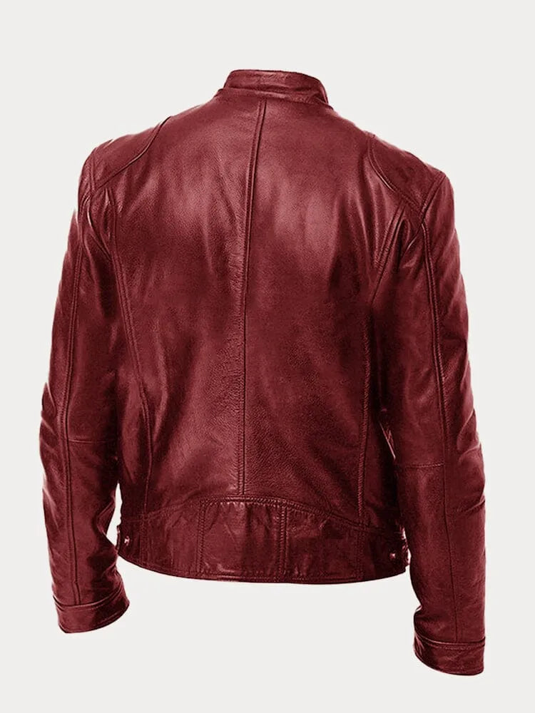Jerald | Casual leren jas